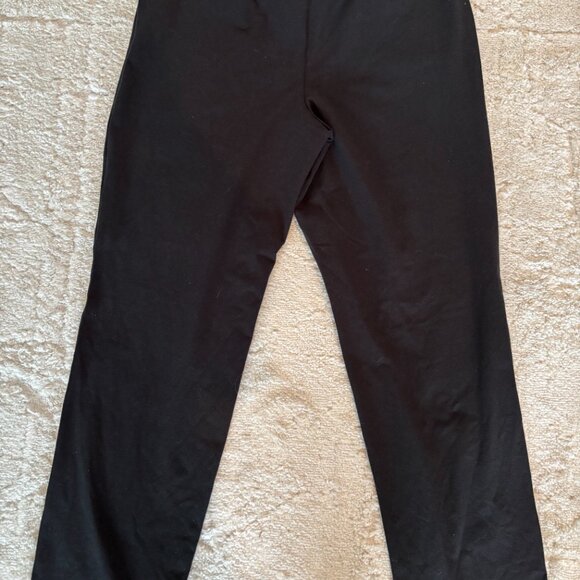 Women With Control Black Faux Drawstring Waist Pants with Pockets SZ LP NEW - Picture 3 of 6